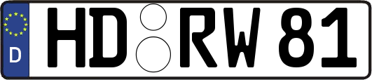 HD-RW81