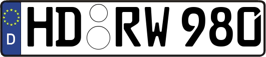 HD-RW980