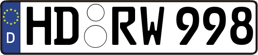 HD-RW998