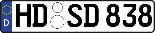 HD-SD838