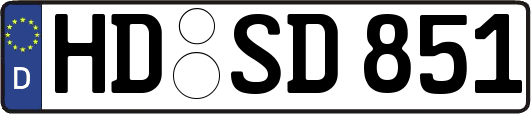 HD-SD851
