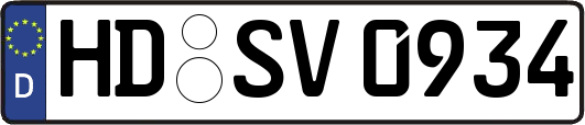 HD-SV0934