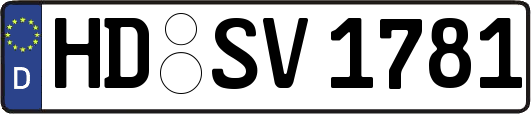 HD-SV1781