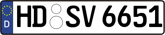 HD-SV6651