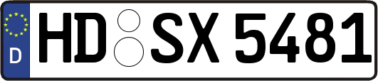 HD-SX5481