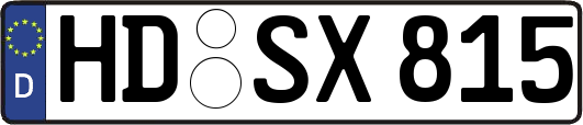 HD-SX815