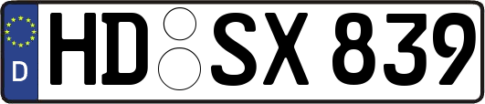 HD-SX839