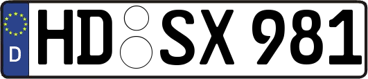 HD-SX981