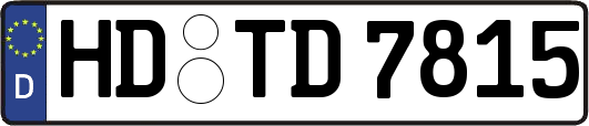 HD-TD7815
