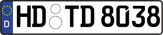 HD-TD8038