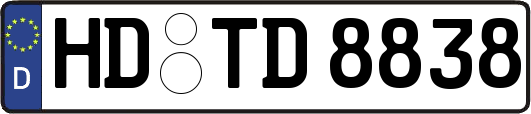 HD-TD8838