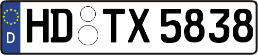 HD-TX5838