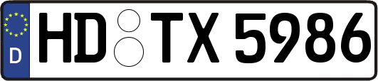 HD-TX5986