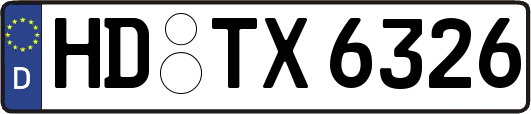 HD-TX6326