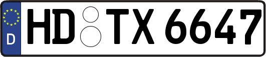 HD-TX6647