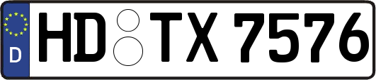 HD-TX7576