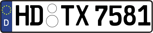 HD-TX7581