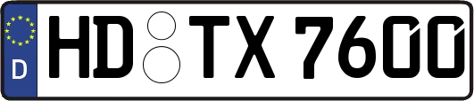 HD-TX7600