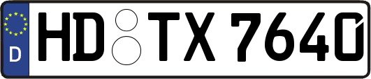 HD-TX7640