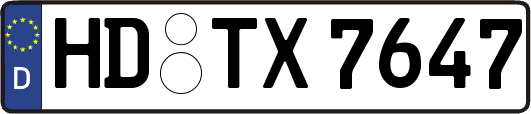 HD-TX7647