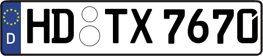 HD-TX7670