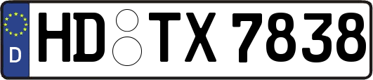 HD-TX7838