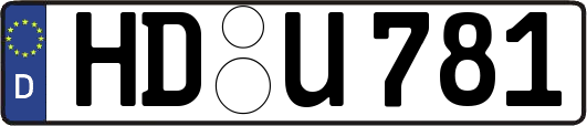 HD-U781