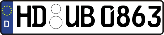HD-UB0863