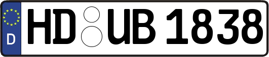 HD-UB1838