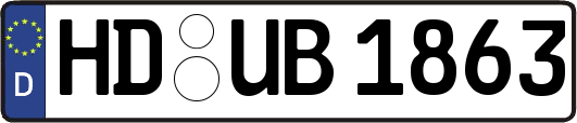 HD-UB1863