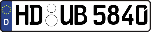 HD-UB5840