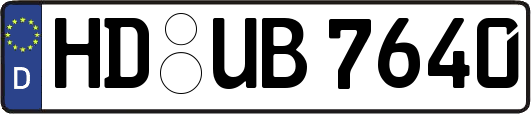 HD-UB7640