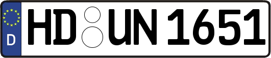 HD-UN1651