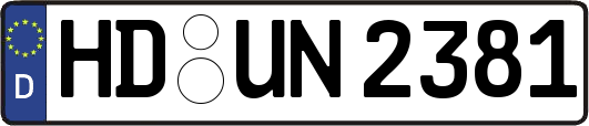 HD-UN2381
