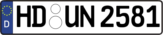 HD-UN2581