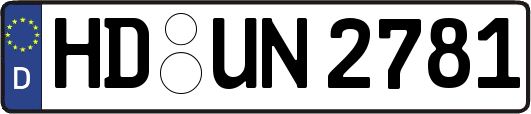 HD-UN2781
