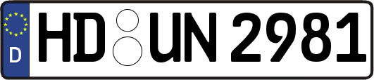 HD-UN2981