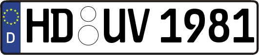 HD-UV1981