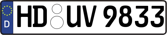HD-UV9833