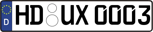 HD-UX0003