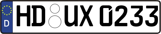 HD-UX0233