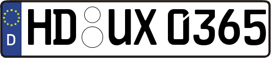 HD-UX0365