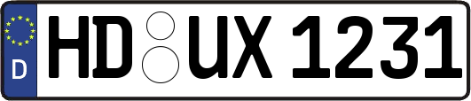 HD-UX1231