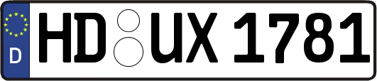 HD-UX1781