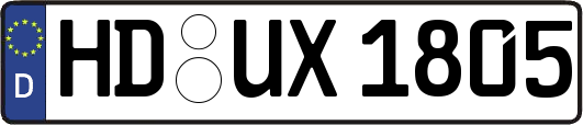 HD-UX1805
