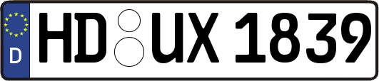 HD-UX1839