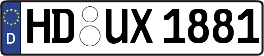HD-UX1881