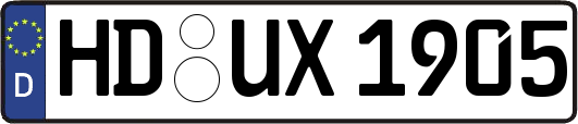 HD-UX1905