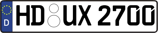 HD-UX2700