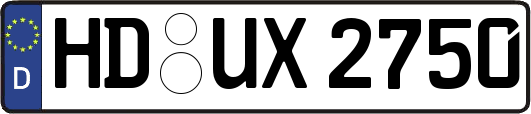 HD-UX2750